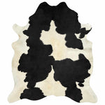 Real Cow Hide Rug Black and White 150x170 cm 284343