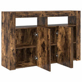 Sideboard Smoked Oak 116 x 30 x 75 cm Engineered Wood 3333880
