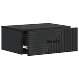 Wall-Mounted Bedside Cabinet 2 pcs Black 49 x 34.5 x 20 cm 898618