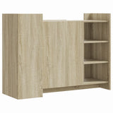 ZNTS Sideboard Sonoma Oak 100x35x75 cm Engineered Wood 848411