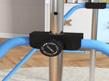 Adjustable Height, Foldable Kids Gymnastics Bar w/ Non-slip Rubber Floor Rings, for 3 Years, Blue T3398P378985