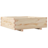 Garden Planter 80x80x26.5 cm Solid Wood Pine 847308