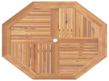 Garden Set 5 pcs Brown Solid Teak Wood 3437359