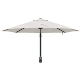 Garden Parasol Sand 248 x 248 x 148 cm Polyester and Steel 42003243