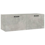 Wall Cabinet Concrete Grey 100x36.5x35 cm Engineered Wood 812955
