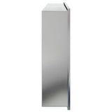 Shower Niche Brushed Silver 62x32x9 cm Stainless Steel 4005128