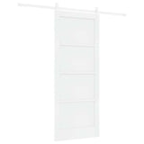 Sliding Door ORKDAL White 83 x 202 cm Solid Pine Wood 3333757