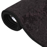 Rug Washable 80x300 cm Anthracite 337953