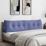 Back Pillow Jeans Blue 180 x 24 x 50 cm Fabric 42014571