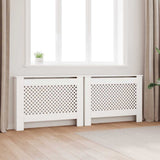 Radiator Covers 2 pcs White 112x19x81.5 cm MDF 3051377