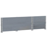 Pallet Collars 2 pcs Grey 100x50 cm Solid Wood Pine 4010284