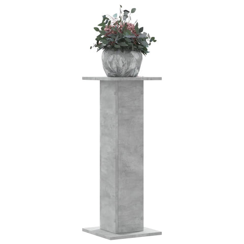 Plant Stands 2 pcs Concrete Grey 30x30x80 cm Engineered Wood 3307867