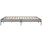Bed Frame without Mattress Grey Sonoma 200x200 cm 844999