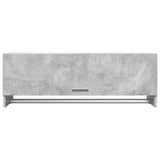808237 Wardrobe Concrete Grey 100x32,5x35 cm Engineered Wood