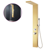 147717 Shower Panel System Stainless Steel 201 Gold