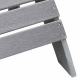 Garden Chair 3 pcs Light Grey Polyethylene 3335849