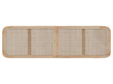Headboard with Headboard Natural 140 x 55 x 3 cm Rattan 42011564