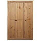 3-Door Wardrobe 118x50x171.5 cm Pine Panama Range 282661