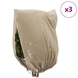 Frost Protection Plant Fleece Covers 3 pcs Beige 3.5 x 2.5 m 42021069