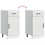 Kitchen Base Cabinet Lucca White Engineered Wood 853707