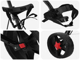 Golf Trolley Folding Manual Black 66 x 65 x 112 cm Iron 42033585