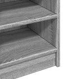 Sink Cabinet Grey Sonoma 90x29x55 cm Engineered Wood 848127