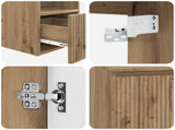 Bathroom Furniture Set 2 pcs Artisan Oak Engineered Wood 3404123