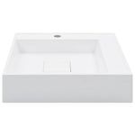 Wash Basin 50x50x12.3 cm Mineral Cast/Marble Cast White 144071