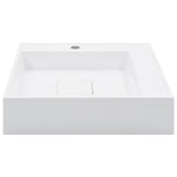 Wash Basin 50x50x12.3 cm Mineral Cast/Marble Cast White 144071