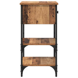 Bedside Cabinet 2 pcs Brown 33.5 x 36 x 70 cm Engineered Wood 871237