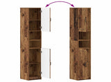 4 Piece Bathroom Cabinet Set UTRECHT Old Wood Engineered Wood 3417979