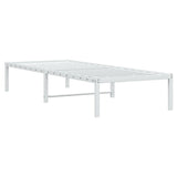 Metal Bed Frame without Mattress White 75x190cm 373663
