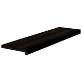 Stair Treads 16 pcs Brown Black 90x25x2 cm Solid Wood Oak 3283051