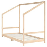 Kids Bed Frame 90x200 cm Solid Wood Pine 835703
