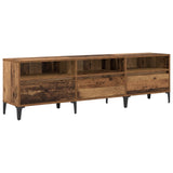 TV Cabinet Old Wood 150 x 30 x 45 cm Engineered Wood and Iron 879483