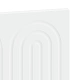Wall-Mounted Headboard ALKMAAR White Engineered Wood 896305