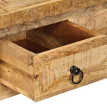 ZNTS Coffee Table 90x45x35 cm Solid Mango Wood 247326
