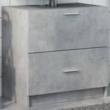 Sink Cabinet Concrete Grey 59x37x59 cm Engineered Wood 848111