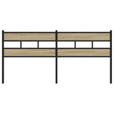 Replace Headboard Sonoma Oak 193 cm Iron and Engineered Wood 4017139