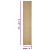 Sisal Rug for Scratching Post 66x350 cm 3203414