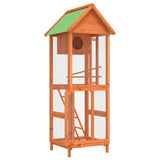 Bird House Brown 60x58.5x160 cm Solid Wood Pine 172255