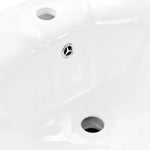 ZNTS Freestanding Basin with Pedestal Ceramic White 580x510x200mm 143005