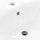 ZNTS Freestanding Basin with Pedestal Ceramic White 580x510x200mm 143005