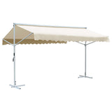 Free Standing Awning 500x300 cm Cream 145883