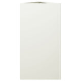 Garden Planters 2 pcs White Triangular 40x34.5x75 cm Steel 851160