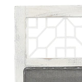 3-Panel Room Divider Grey 105x165 cm Fabric 338554