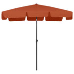 Beach Parasol Terracotta 200x125 cm 314732