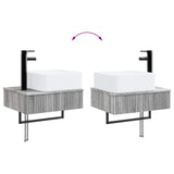 Bathroom Cabinet Set 3 pcs Grey Sonoma 53 x 35 x 39 cm 3405613