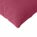 Sofa Pillows 2 pcs Wine Red 200 x 40 cm Corduroy Fabric 42013890