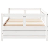 Daybed without Mattress White 80x200 cm Solid Wood Pine 854959